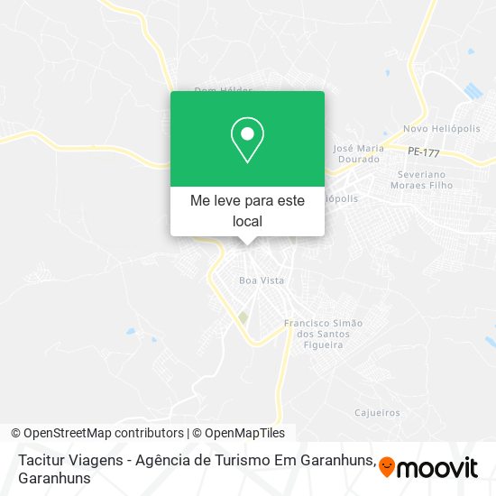 Tacitur Viagens - Agência de Turismo Em Garanhuns mapa