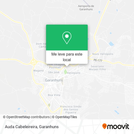 Auda Cabeleireira mapa