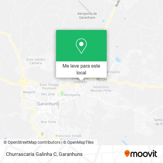 Churrascaria Galinha C mapa