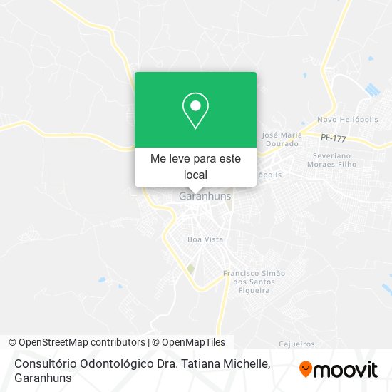 Consultório Odontológico Dra. Tatiana Michelle mapa