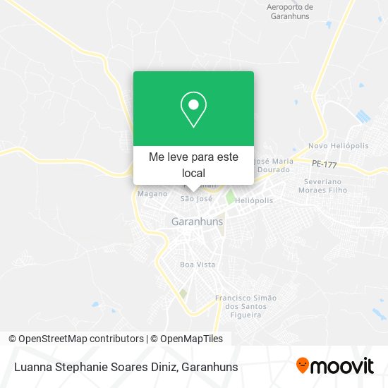 Luanna Stephanie Soares Diniz mapa