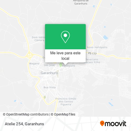 Atelie 254 mapa