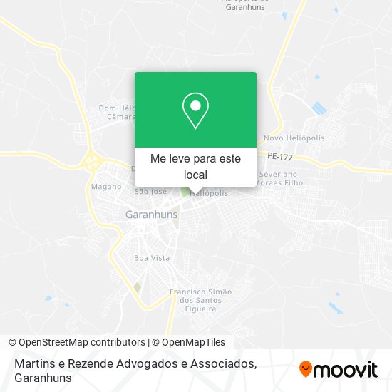 Martins e Rezende Advogados e Associados mapa