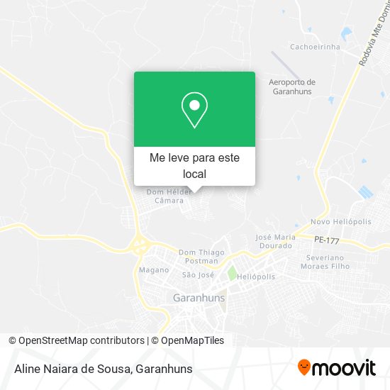 Aline Naiara de Sousa mapa