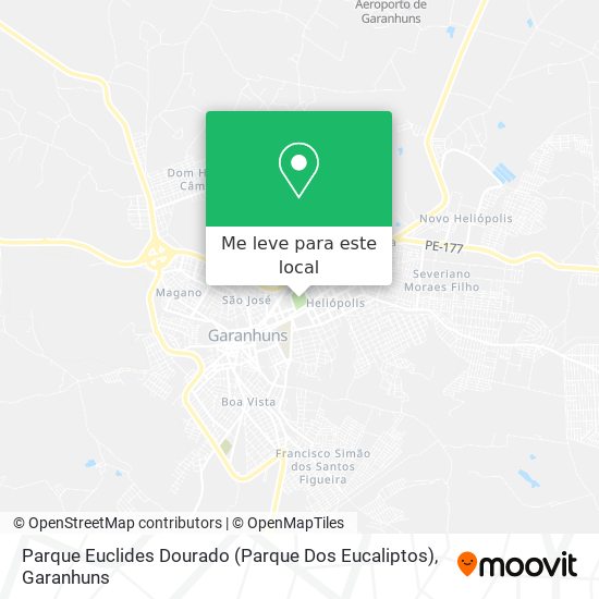 Parque Euclides Dourado (Parque Dos Eucaliptos) mapa