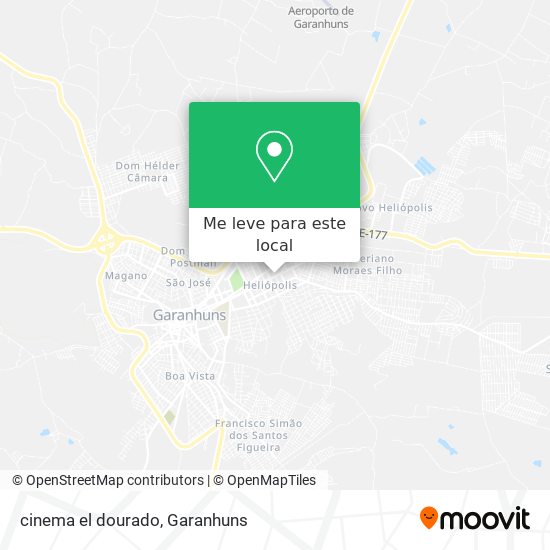 cinema el dourado mapa