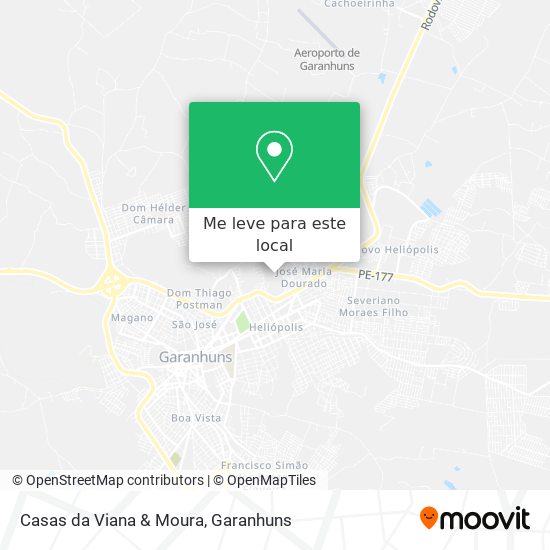 Casas da Viana & Moura mapa