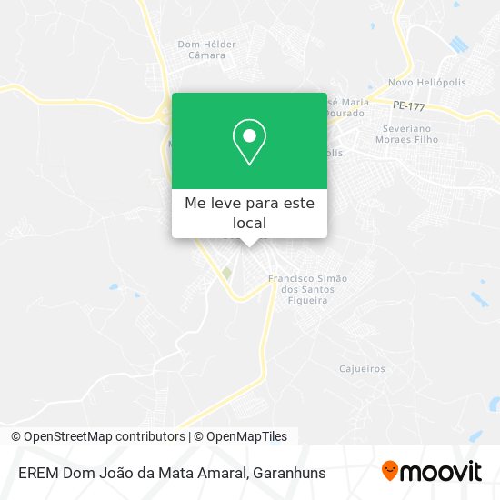 EREM Dom João da Mata Amaral mapa