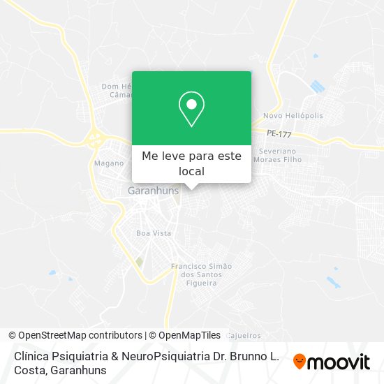 Clínica Psiquiatria & NeuroPsiquiatria Dr. Brunno L. Costa mapa