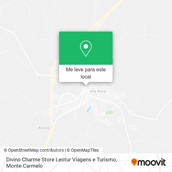 Divino Charme Store Leotur Viagens e Turismo mapa