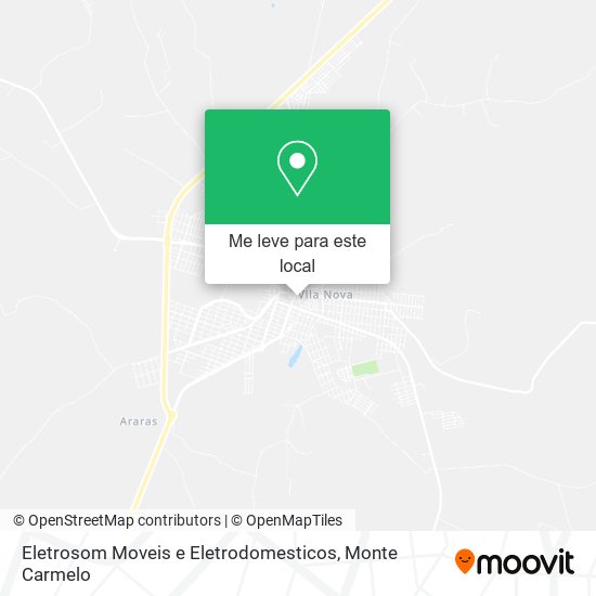 Eletrosom Moveis e Eletrodomesticos mapa