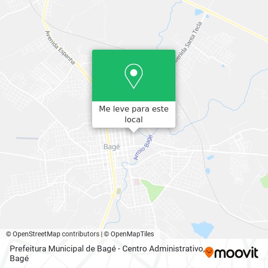 Prefeitura Municipal de Bagé - Centro Administrativo mapa