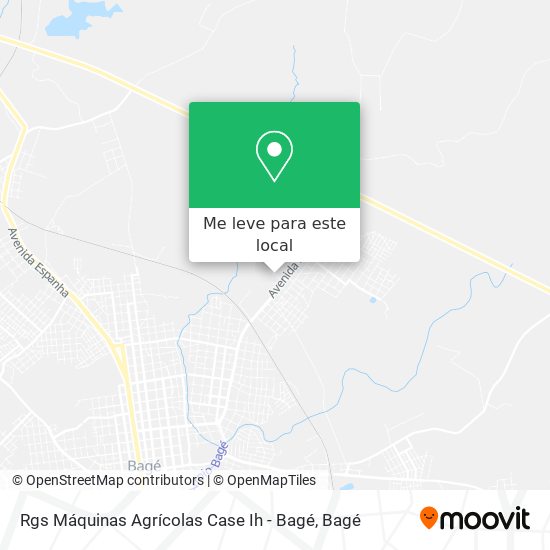 Rgs Máquinas Agrícolas Case Ih - Bagé mapa