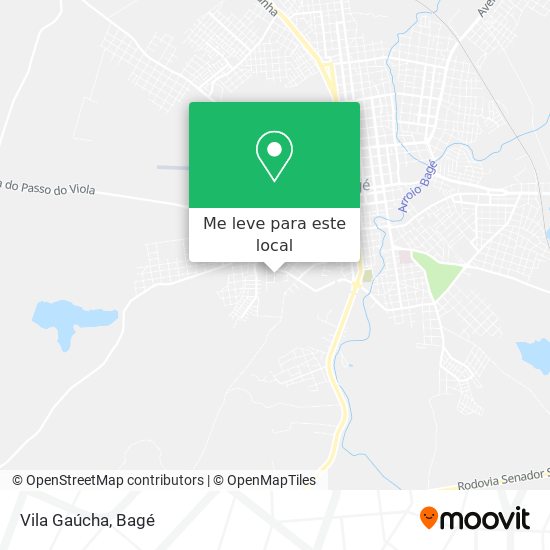 Vila Gaúcha mapa