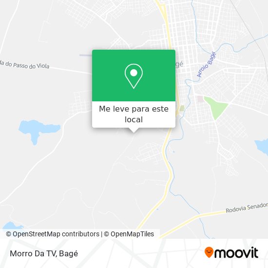 Morro Da TV mapa