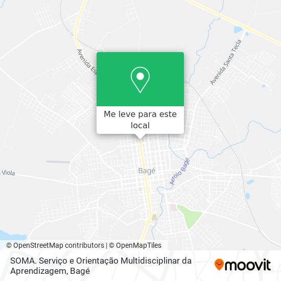 SOMA. Serviço e Orientação Multidisciplinar da Aprendizagem mapa