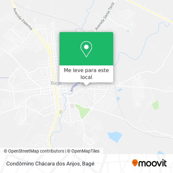 Condômino Chácara dos Anjos mapa