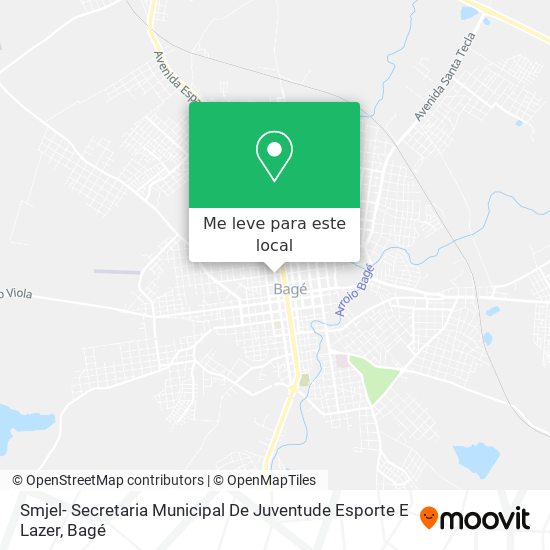 Smjel- Secretaria Municipal De Juventude Esporte E Lazer mapa