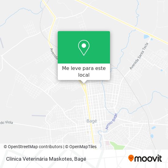 Clínica Veterinária Maskotes mapa