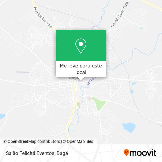 Salão Felicitá Eventos mapa