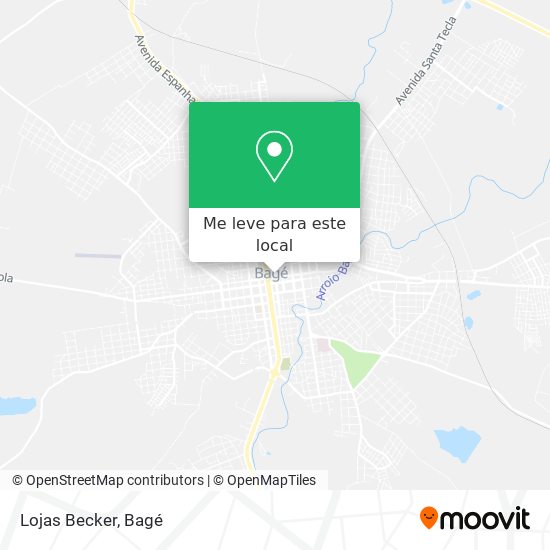 Lojas Becker mapa