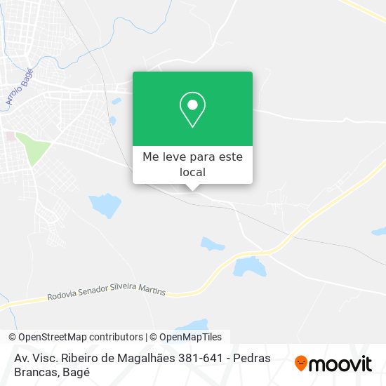 Av. Visc. Ribeiro de Magalhães 381-641 - Pedras Brancas mapa