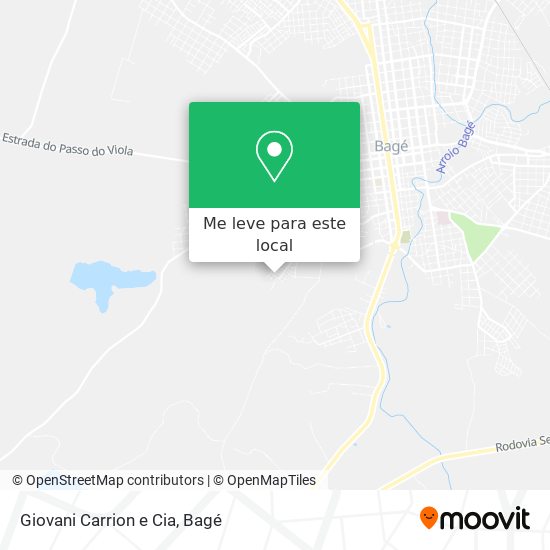 Giovani Carrion e Cia mapa
