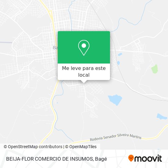 BEIJA-FLOR COMERCIO DE INSUMOS mapa