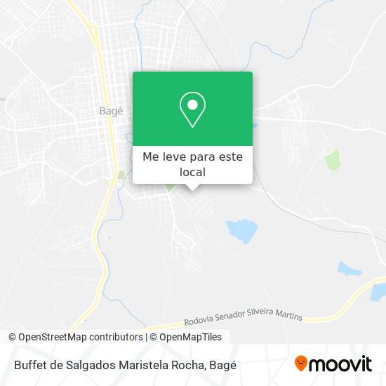 Buffet de Salgados Maristela Rocha mapa