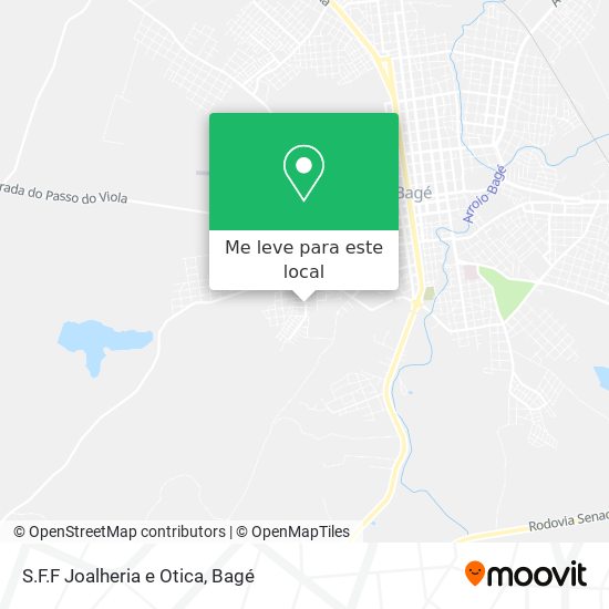 S.F.F Joalheria e Otica mapa