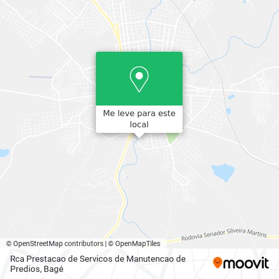 Rca Prestacao de Servicos de Manutencao de Predios mapa