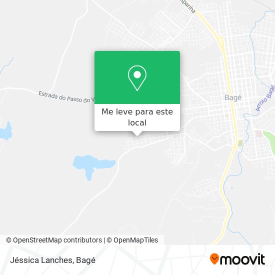 Jéssica Lanches mapa