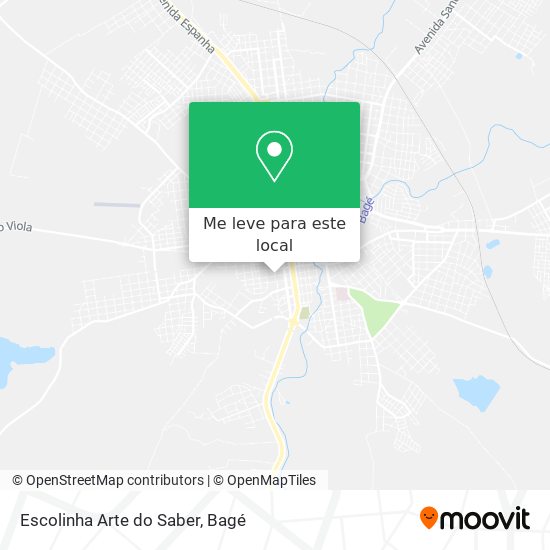 Escolinha Arte do Saber mapa