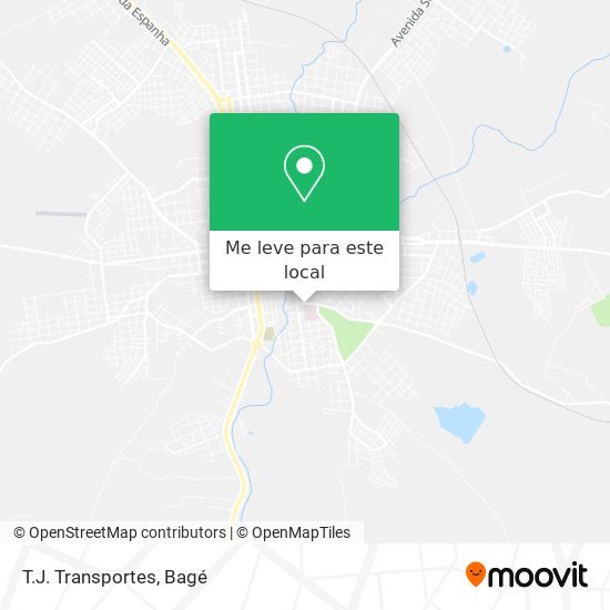 T.J. Transportes mapa