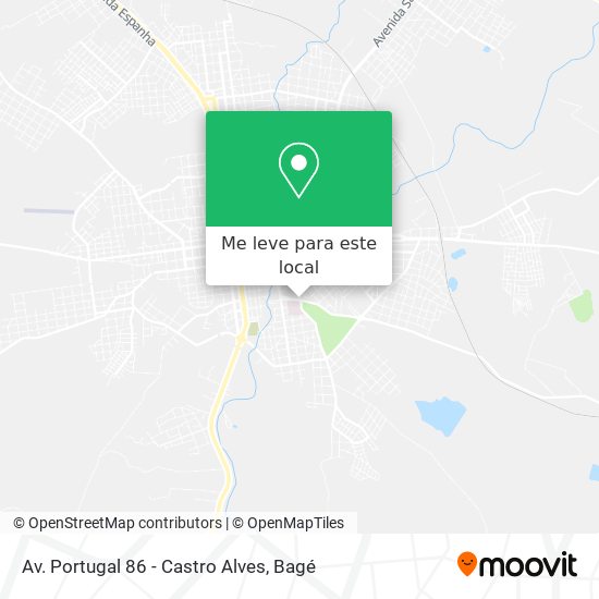 Av. Portugal 86 - Castro Alves mapa