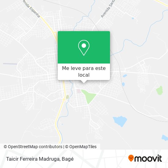 Taicir Ferreira Madruga mapa