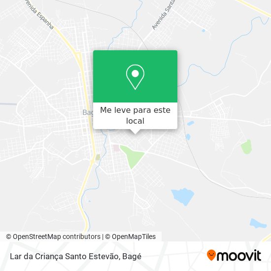 Lar da Criança Santo Estevão mapa