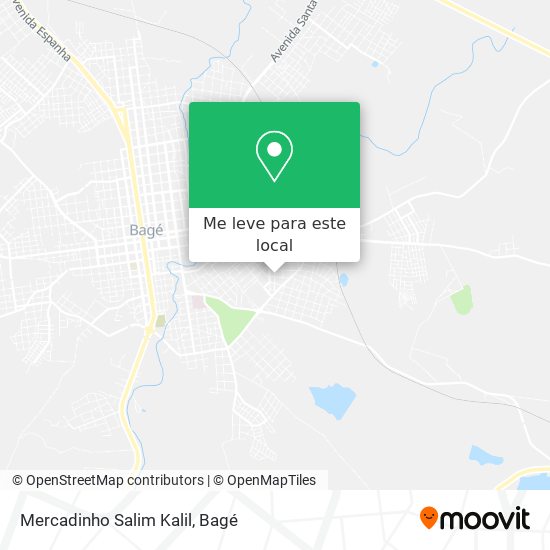 Mercadinho Salim Kalil mapa