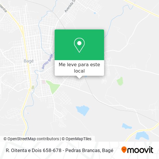 R. Oitenta e Dois 658-678 - Pedras Brancas mapa