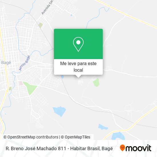 R. Breno José Machado 811 - Habitar Brasil mapa