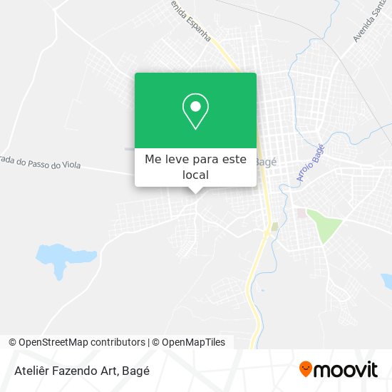 Ateliêr Fazendo Art mapa