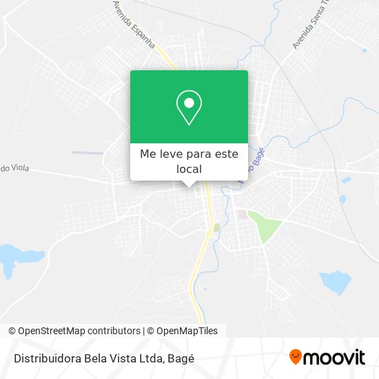 Distribuidora Bela Vista Ltda mapa