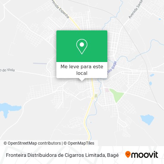 Fronteira Distribuidora de Cigarros Limitada mapa