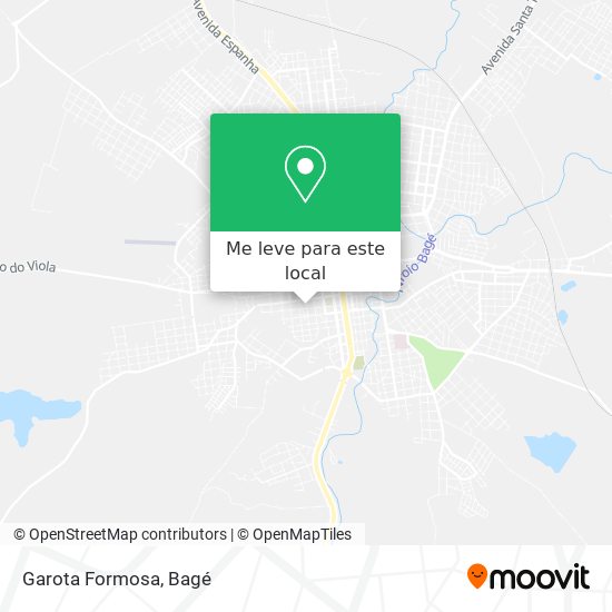 Garota Formosa mapa