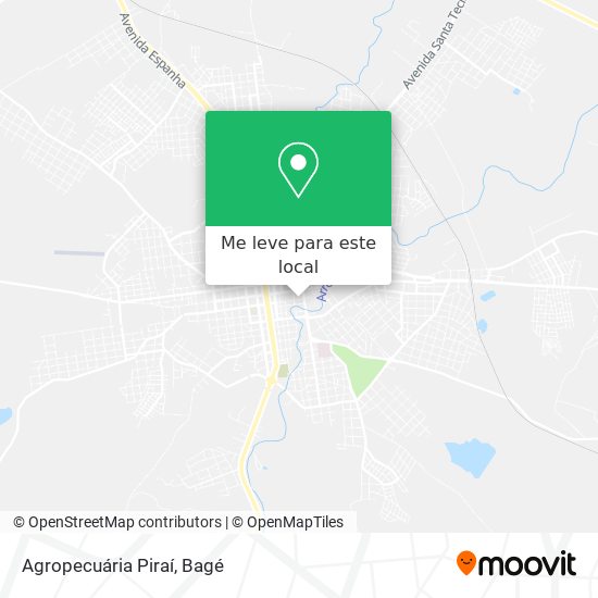 Agropecuária Piraí mapa