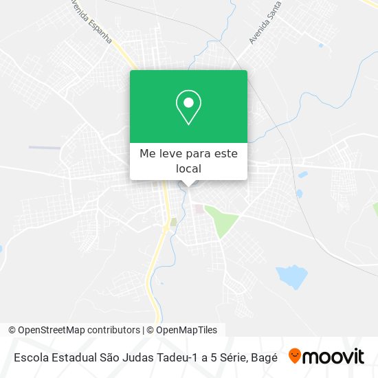 Escola Estadual São Judas Tadeu-1 a 5 Série mapa