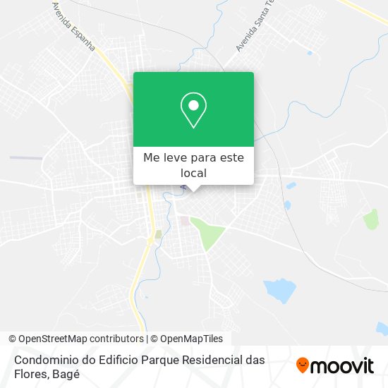 Condominio do Edificio Parque Residencial das Flores mapa