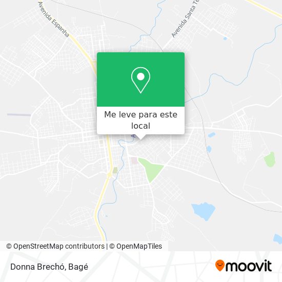 Donna Brechó mapa