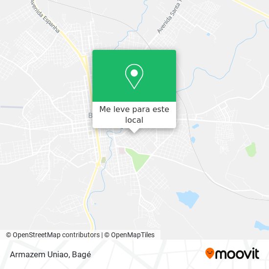 Armazem Uniao mapa