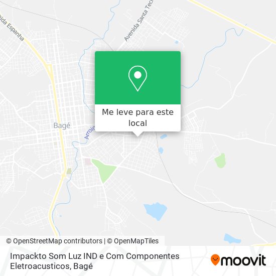 Impackto Som Luz IND e Com Componentes Eletroacusticos mapa